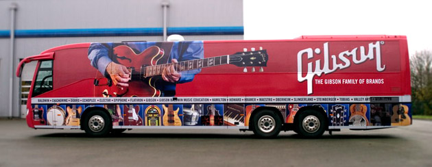 Gibson Tour Bus